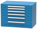 Vidmar RP1147A Bench-Height Modular Drawer Cabinet — 6 Drawers, 204 Compartments