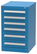 Vidmar RP1939A Stand-Up Modular Drawer Cabinet — 6 Drawers, 96 Compartments