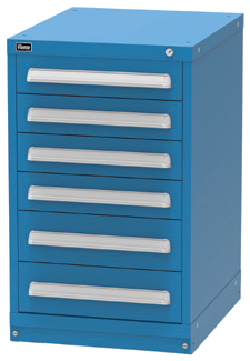 Vidmar RP1939A Stand-Up Modular Drawer Cabinet — 6 Drawers, 96 Compartments