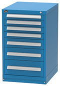 Vidmar RP1940A Stand-Up Modular Drawer Cabinet — 7 Drawers, 100 Compartments