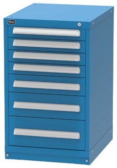Vidmar RP1940A Stand-Up Modular Drawer Cabinet — 7 Drawers, 100 Compartments