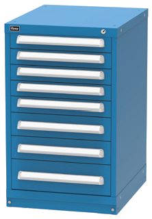 Vidmar RP1941A Stand-Up Modular Drawer Cabinet — 8 Drawers, 132 Compartments
