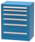 Vidmar RP1942A Stand-Up Modular Drawer Cabinet — 6 Drawers, 87 Compartments
