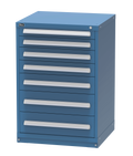 Vidmar RP2102A modular drawer cabinet, Bright Blue