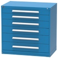 Vidmar RP2147A Counter-Height Modular Drawer Cabinet — 6 Drawers, 152 Compartments