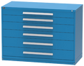 Vidmar RP2148A Counter-Height Modular Drawer Cabinet — 6 Drawers, 224 Compartments