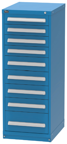 Vidmar RP3501A Eye-Level Modular Drawer Cabinet — 9 Drawers, 120 Compartments