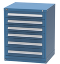 Vidmar SCU1910A modular drawer cabinet, Bright Blue