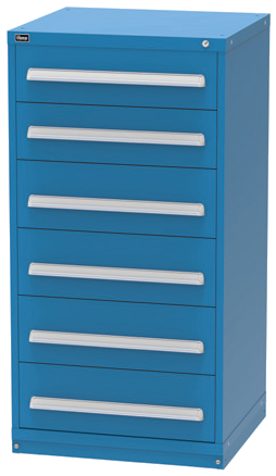 Vidmar SCU3398A Eye-Level Modular Drawer Cabinet — 6 Drawers, 72 Compartments