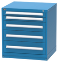 Vidmar SEP1019A Bench-Height Modular Drawer Cabinet — 5 Drawers, 84 Compartments