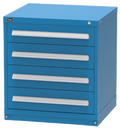 Vidmar SEP1031A Bench-Height Modular Drawer Cabinet — 4 Drawers, 56 Compartments