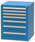 Vidmar SEP1905A Stand-Up Modular Drawer Cabinet — 7 Drawers, 140 Compartments