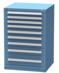 Vidmar SEP2025A modular drawer cabinet, Bright Blue