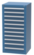 Vidmar SEP3062A modular drawer cabinet, Bright Blue