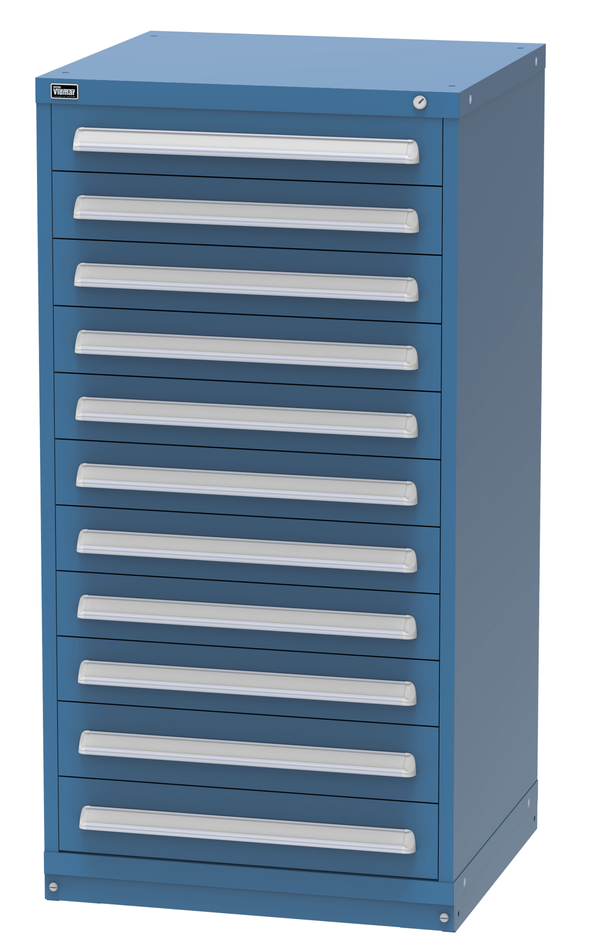 Vidmar SEP3062A modular drawer cabinet, Bright Blue