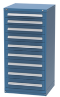 Vidmar SEP3140A modular drawer cabinet, Bright Blue