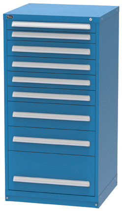Vidmar SEP3155A  Modular Drawer Cabinet — 9 Drawers, 144 Compartments