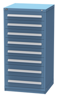 Vidmar SEP3163A modular drawer cabinet, Bright Blue