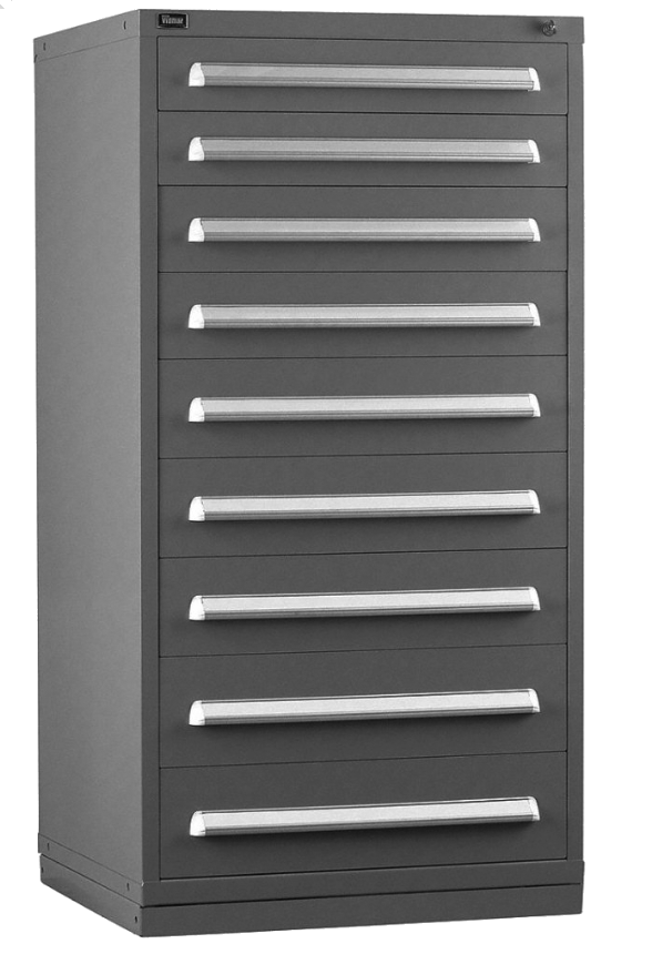 Vidmar SEP3352A modular drawer cabinet, Bright Blue